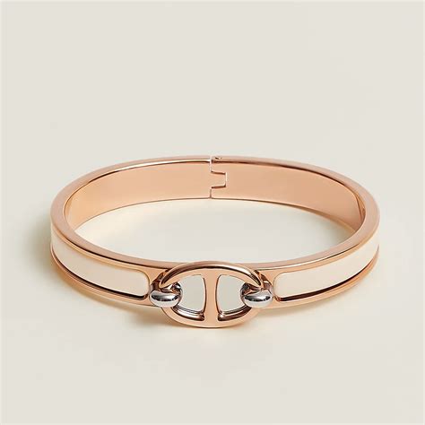 bracelet chaine d'ancre hermes|hermes clic clac bracelet new.